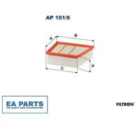 Air Filter for FORD FILTRON AP 151/6