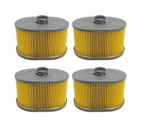 Air Filter for K970 and K1260 Concrete Cut-Off Saws - Replacement Part No. 510 24 41-03 & 510 24 41-01, 4-Pack, Plastic + Sponge + Metal Construction