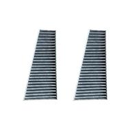 Air Filter For Macan OE:8KD819441 8KD819439 1/2PCS External Cabin Air Filter(2 Pcs White Filter)