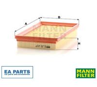 Air Filter for MAZDA 6 MANN-FILTER C 31 012
