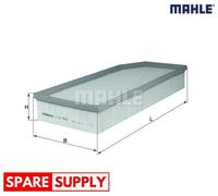 AIR FILTER FOR MERCEDES-BENZ W203 CL203 S203 C209 MAHLE LX 752