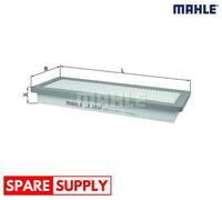 AIR FILTER FOR PEUGEOT 207 208 3008 308 MAHLE LX 2033