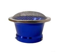 Air Filter for PWK PE Motorcycle Carburetor 28 30mm and 21 30mm with Guaze Wind Cup Dust Blocker Aluminum Alloy Construction (50mm blue)