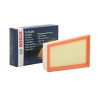 Bosch S0126 Car Air Filter - Separates Particles from the Air Intake - Moisture-resistant plus High Tensile Strength