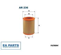 Air Filter for RENAULT 11 12 12 Break 12 Estate Van 12 Société FILTRON AR 236