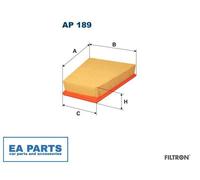 Air Filter for SKODA FABIA PRAKTIK RAPID ROOMSTER FILTRON AP 189