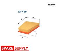 AIR FILTER FOR SKODA FABIA PRAKTIK RAPID ROOMSTER FILTRON AP 189