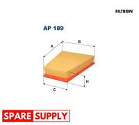 AIR FILTER FOR SKODA FABIA PRAKTIK RAPID ROOMSTER FILTRON AP 189
