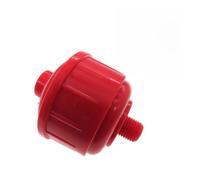 Air Filter for Spray Gun, Oil and Water Trap 58x68mm, Plastic in-Line Air Tool Accessory, Red, 1 pc, Max Pressure 70psi