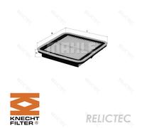 Mahle Air Filter LX2672 fits Subaru Impreza - Genuine Part - OE Fit & Quality