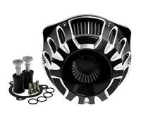 Air Filter Intake Motorcycle Cleaner Filter Aluminum Fit For Harley Touring Road Street Glide Sportster XL 883 1200 Dyna(C Air Filter)