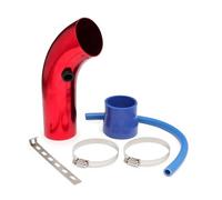 Air Filter Intake Pipe Cold Air Intake Pipe+3 Inch Universal 76mm Car Cold Turbo Filter Aluminum Induction Flow Hose Kit(Air intake Pipe3)