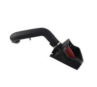 Air Filter Intake Pipe For F150 5.0L V8 2011-2014 3.5" RED Heat Shield Cold Air Intake Induction Kit+Filter(Black)
