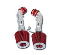 Air Filter Intake Pipe For Infiniti G37 2008-2013 3.7L For Nissan 370Z 2009-2019 Racing VQ37 Engine Parts Cold Air Intake System+Filter(W red filter)