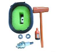 Air Filter Kit with Pre-Filter for MS440 MS460 MS660 044 046 066 6-Piece Maintenance Set with Fuel Filter Spark Wrench for Chainsaw Engine Care-