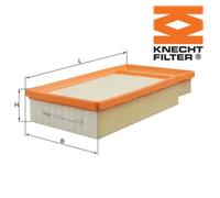 Air filter Filter Insert LX 1820 KNECHT for NISSAN PRIMERA PRIMERA Hatchback