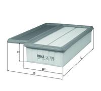 MAHLE LX 3345 Air filter