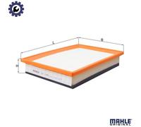 Air Filter LX1000 Mahle 7M3129620 7M3129620A 7M3129621 1110661 YM2X9601AA New