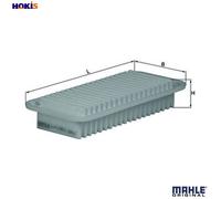 MAHLE LX 1001 Air filter