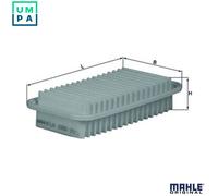 Air filter Filter Insert LX 1002 MAHLE for TOYOTA SUBARU DAIHATSU