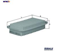 Air filter Filter Insert LX 1002 MAHLE for TOYOTA SUBARU DAIHATSU