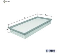 MAHLE LX 1004 - Air Filter Car - Engine
