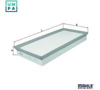 MAHLE LX 1004 - Air Filter Car - Engine