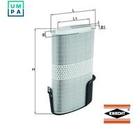 MAHLE LX 1009/6 Air filter