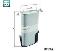 MAHLE LX 1009/6 Air filter