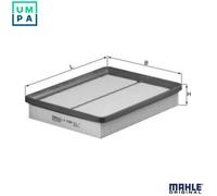 MAHLE LX 1039 Air filter