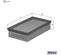Air Filter LX105 Mahle 1247465 13721247840 1247840 13721247842 1247842 77130768