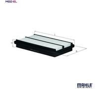 Air Filter fits HONDA ACCORD 2.3 97 to 03 Mahle 17202PDAE01 17220PDAE01 Quality