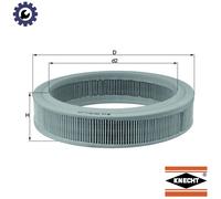 MAHLE LX 108 Air filter