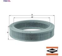 Air Filter fits FORD ESCORT Mk3, Mk4 1.1 81 to 90 Mahle 5020308 6080390 Quality