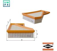GENUINE MAHLE AIR FILTER ELEMENT - LX1213