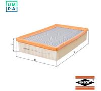 Air Filter fits BMW 750 E65 4.8 05 to 08 N62B48B Mahle 13717526008 7526008 New