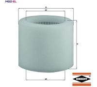 Mahle Air Filter Insert OEM Quality Replacement (Engine Intake) LX 123