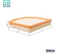 Mahle Original Air Filter - LX1250 (76419006) - Made in AT - Fits BMW Z4/X3