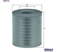 Air Filter LX1253 Mahle 4F0133843A 76682868 79922110 Genuine Quality Guaranteed