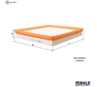 Air filter Filter Insert LX 1264/S MAHLE for MERCEDES-BENZ E-CLASS GL-CLASS