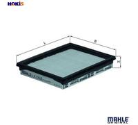 MAHLE LX 1268 Air filter