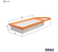 Air Filter LX1282 Mahle 1420K4 1420K5 1444VZ 1444X3 1444W9 76625206 Quality New