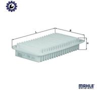Air Filter fits TOYOTA GT86 ZN6 2.0 2012 on Mahle 1770022120 177010D041 Quality