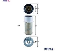 MAHLE LX 14 - Air Filter Car - Engine