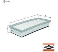 GENUINE MAHLE AIR FILTER ELEMENT - LX1452