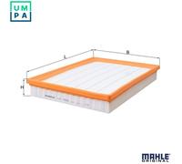 Mahle Original Air Filter LX1503 - Engine Air Filter Insert, 298mm x 41.9mm - Fits Opel/Vauxhall
