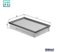 Air Filter LX1571 Mahle 1232494 1486702 3M519601BA 7M519601BA EFA586 76663397