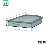 Air filter Filter Insert LX 1591/9 MAHLE for VOLVO V60 I V70 III XC60 I SUV