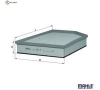 Air filter Filter Insert LX 1591/9 MAHLE for VOLVO V60 I V70 III XC60 I SUV