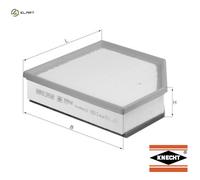 Air Filter fits VOLVO XC60 Mk1 3.2 09 to 15 Mahle 30745344 307453440 Quality New